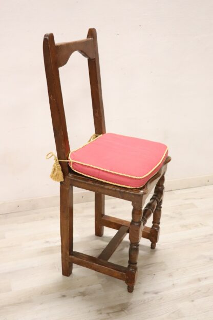 Antique Chair in Walnut, 17th Century - Image 10