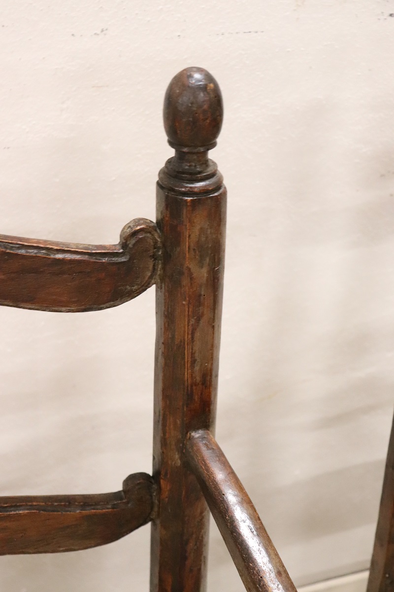 Antique Armchairs in Walnut, 18th Century, Set of 2