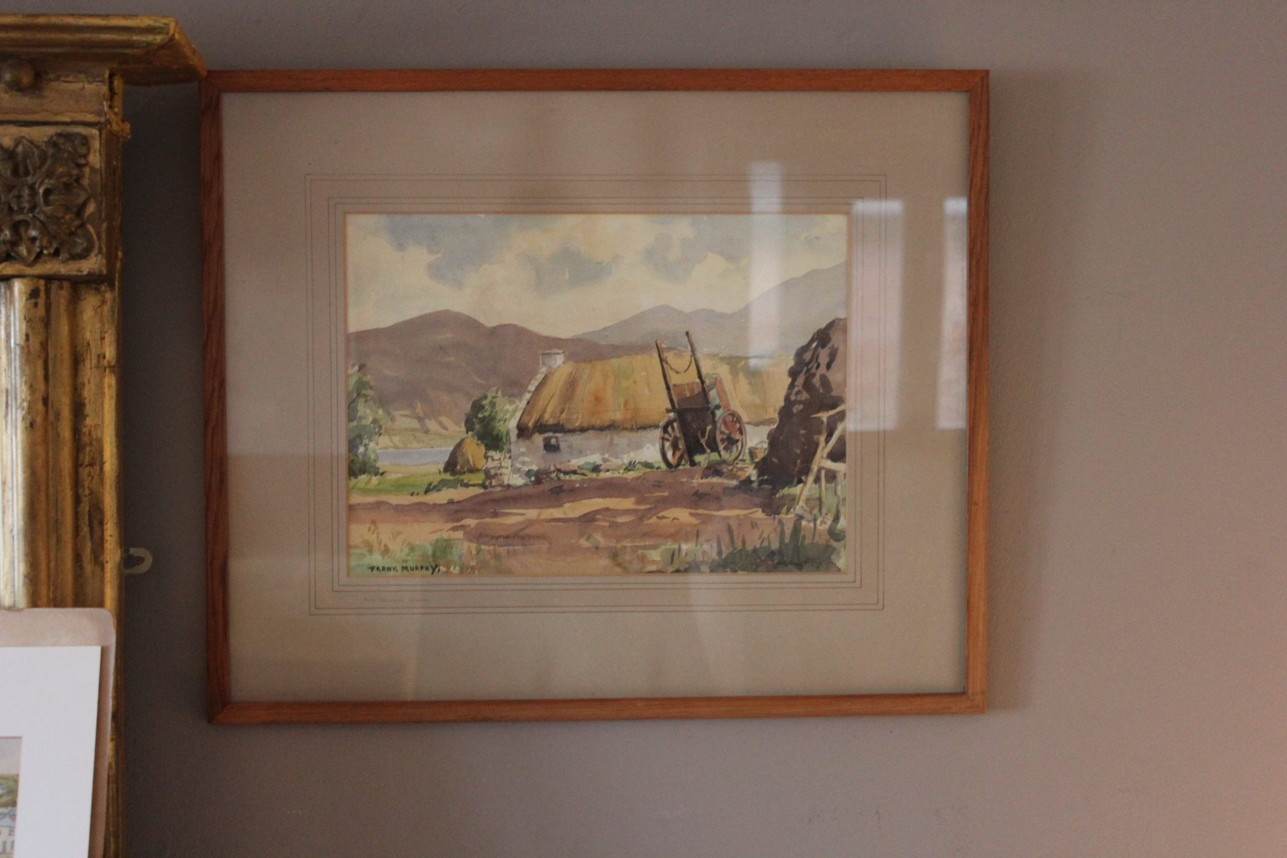 Pair Of Vintage Irish Donegal Watercolours By The Renowned Artist Frank Murphy.