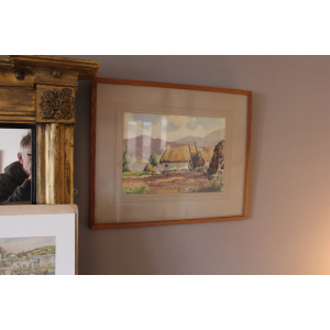 Pair Of Vintage Irish Donegal Watercolours By The Renowned Artist Frank Murphy.