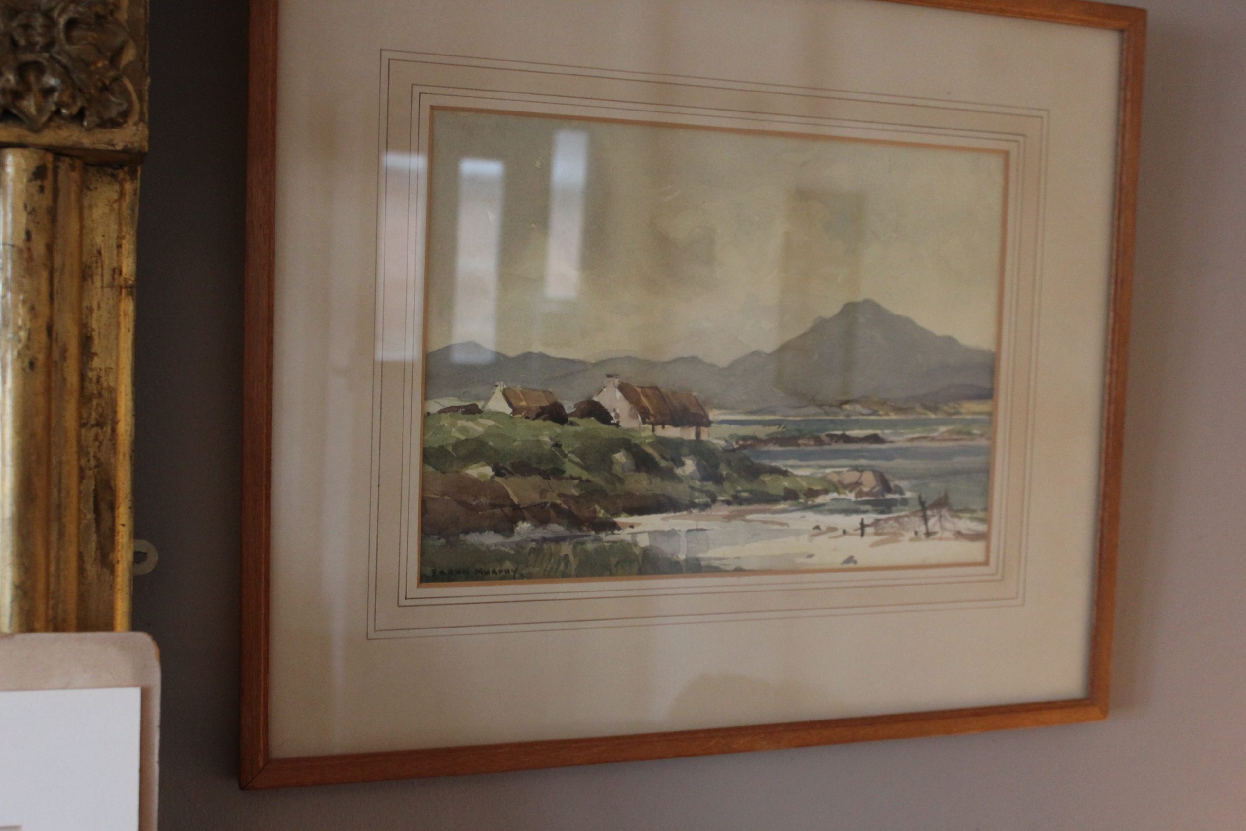 Pair Of Vintage Irish Donegal Watercolours By The Renowned Artist Frank Murphy.
