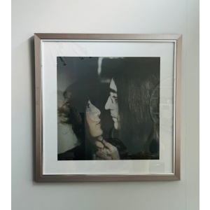 John Lennon & Yoko Ono 3 Flip Silver Framed Lenticular