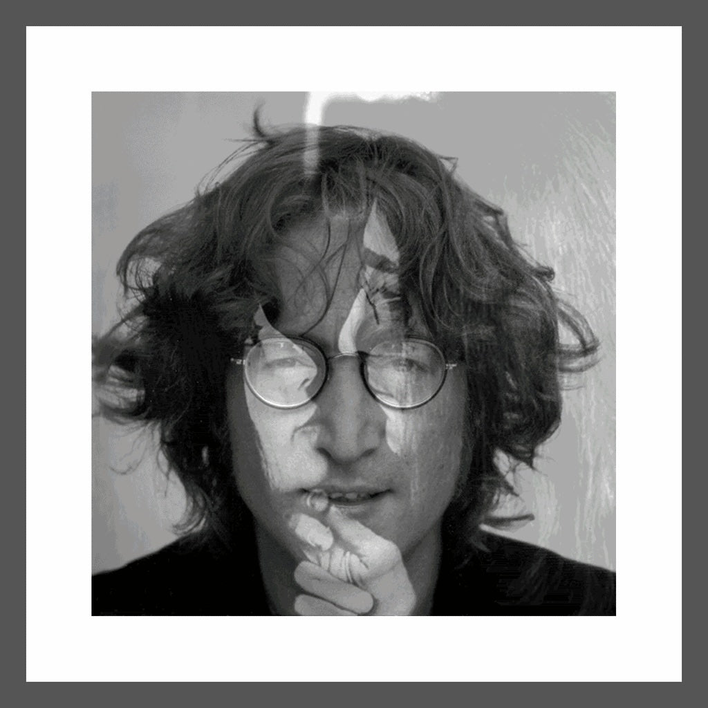 John Lennon & Yoko Ono 3 Flip Silver Framed Lenticular