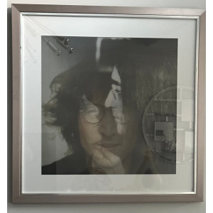 John Lennon & Yoko Ono 3 Flip Silver Framed Lenticular