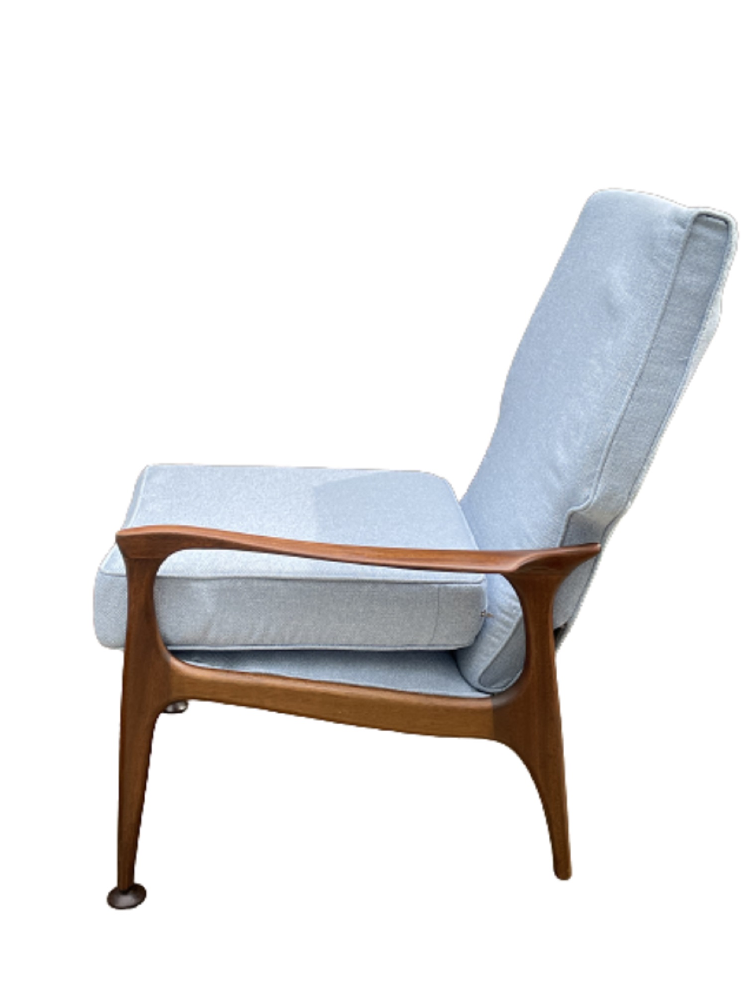 Midcentury Blue Lounge Chairs By Fred Lowen 1960s