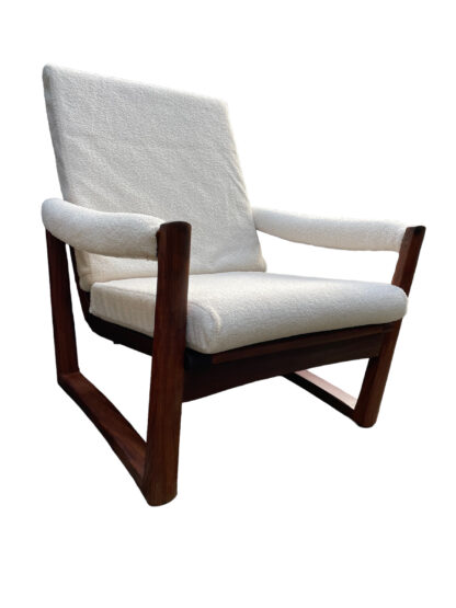 Midcentury Guy Rogers Afromosia Teak Lounge Chair - Image 12