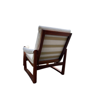 Midcentury Guy Rogers Afromosia Teak Lounge Chair