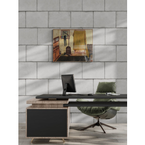 Vintage Spanish cottage interior painting