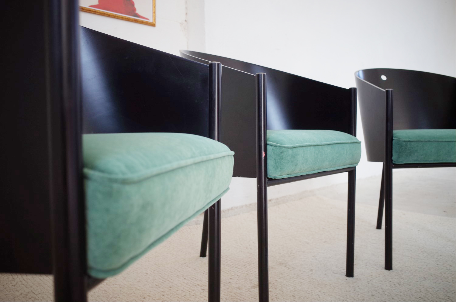 3 Costes vintage armchairs by Philippe Starck for Driade