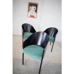 3 Costes vintage armchairs by Philippe Starck for Driade