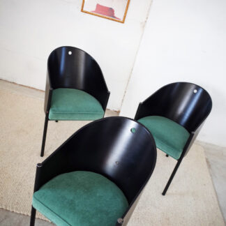 3 Costes vintage armchairs by Philippe Starck for Driade