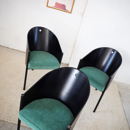 3 Costes vintage armchairs by Philippe Starck for Driade