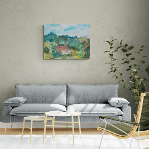 Midcentury French Impressionist Landscape
