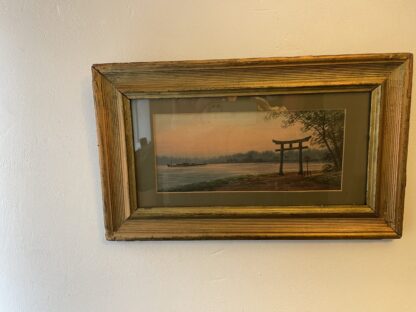 Pair of early 20th century Japanese watercolours - Image 2