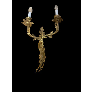 Pair of French Gilt wall Sconces