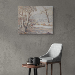Vintage Australian Aboriginal Bark Painting - Authentic Artwork from the Australian Indigenous Culture