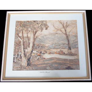 Vintage Australian Aboriginal Bark Painting - Authentic Artwork from the Australian Indigenous Culture