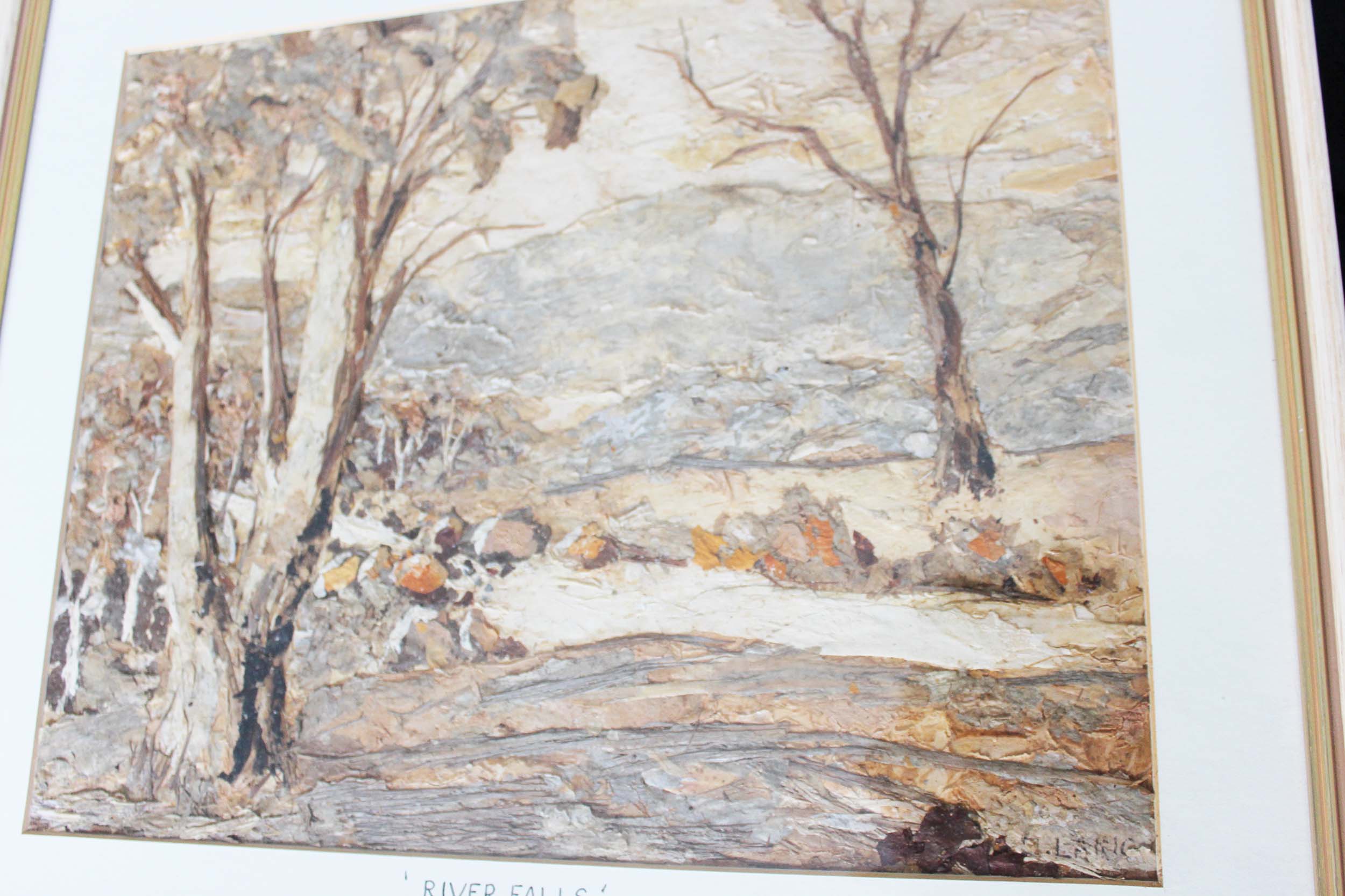 Vintage Australian Aboriginal Bark Painting - Authentic Artwork from the Australian Indigenous Culture