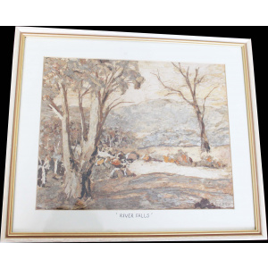 Vintage Australian Aboriginal Bark Painting - Authentic Artwork from the Australian Indigenous Culture