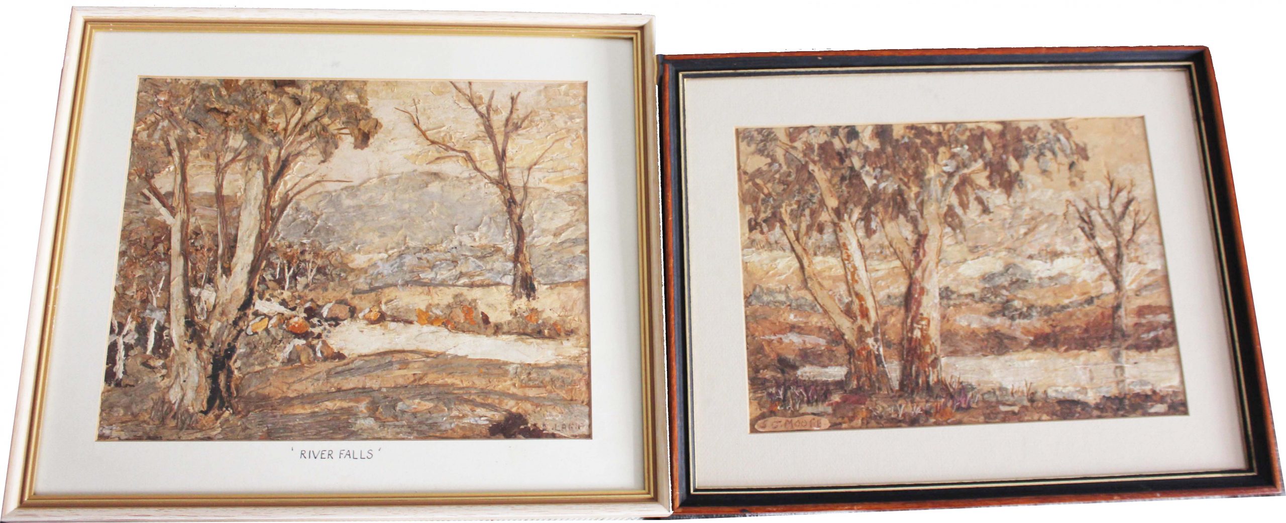 Vintage Australian Aboriginal Bark Painting - Authentic Artwork from the Australian Indigenous Culture