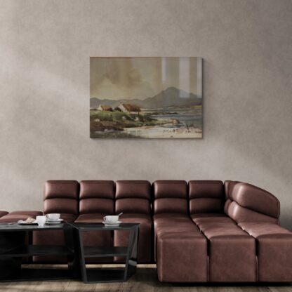 Pair Of Vintage Irish Donegal Watercolours By The Renowned Artist Frank Murphy. - Image 2