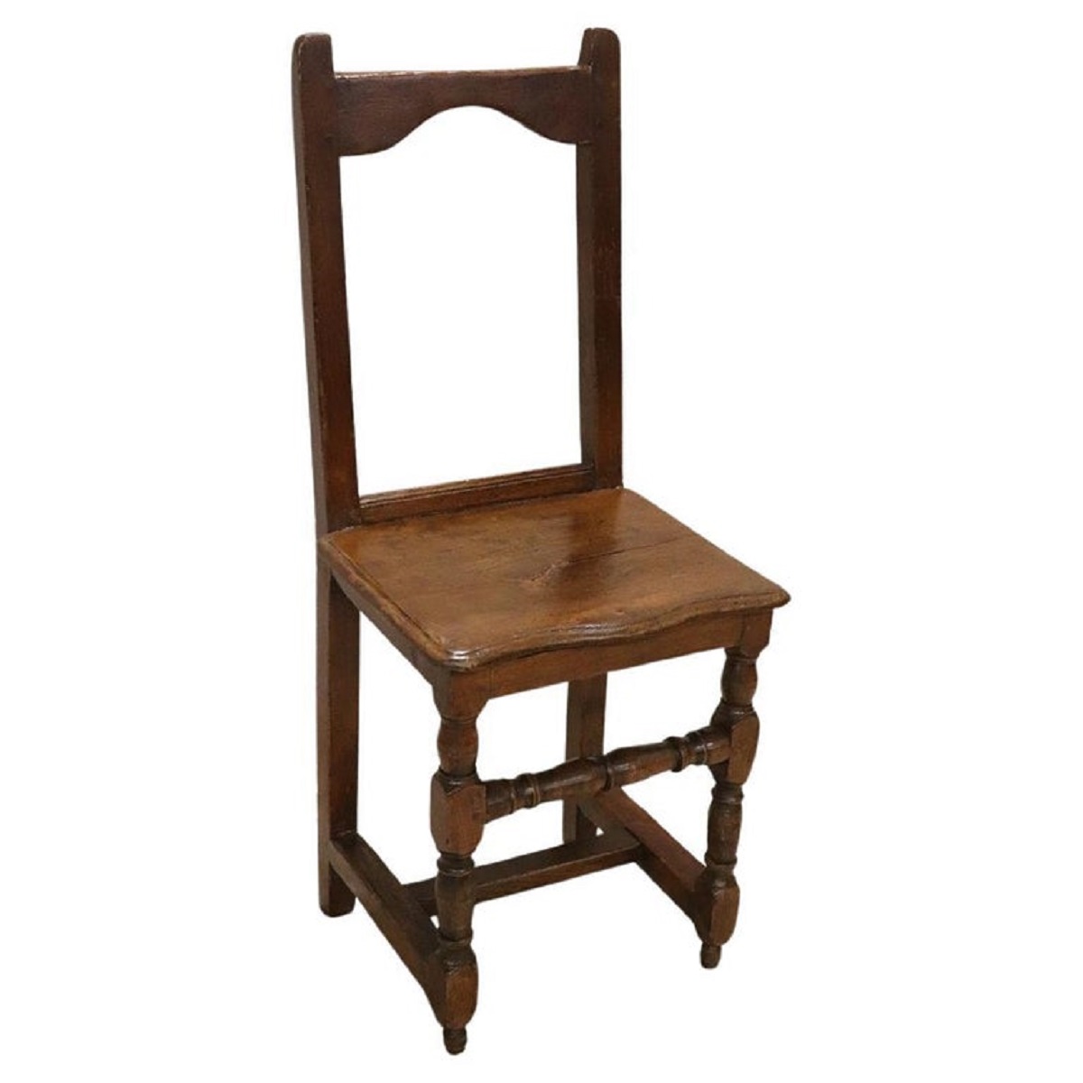 Antique Chair in Walnut, 17th Century