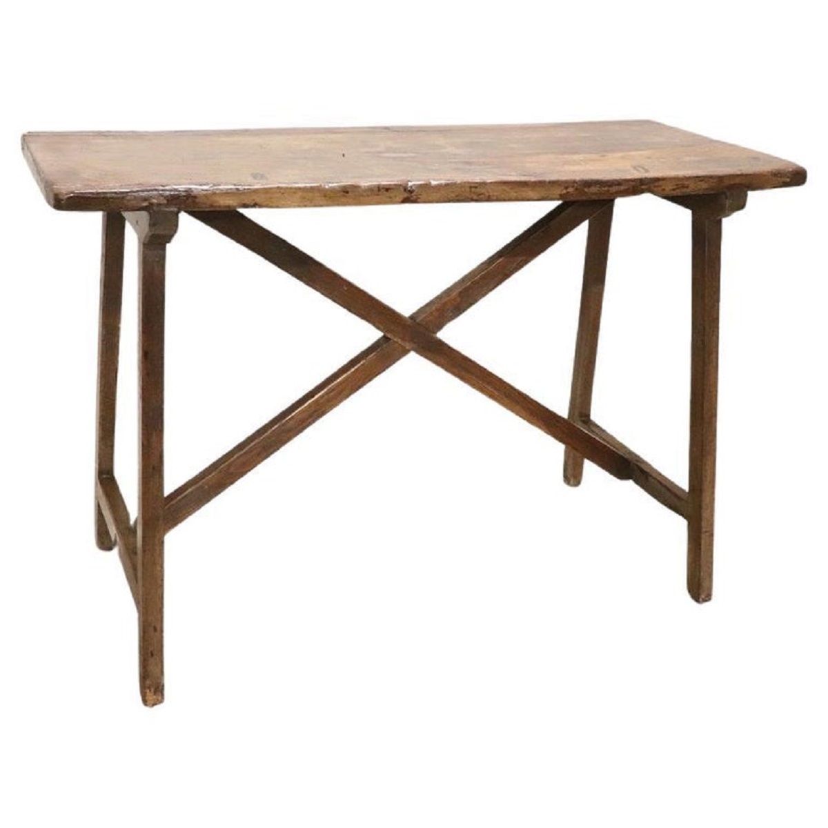 Antique Table in Walnut and Oak, 16th Century