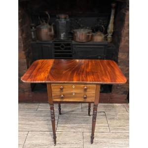 Georgian mahogany baby Pembroke table circa 1800