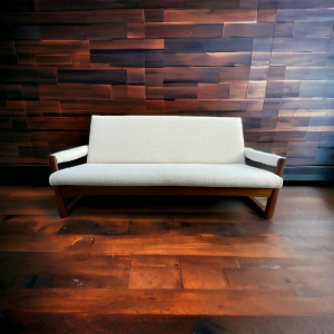 Midcentury Guy Rogers Virginia Teak Sofa