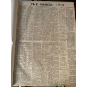 A bound copy of The Times newspaper July - September 1956. Genuine original 1956