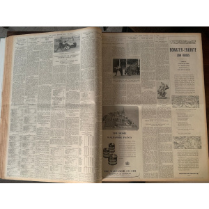 A bound copy of The Times newspaper July - September 1956. Genuine original 1956