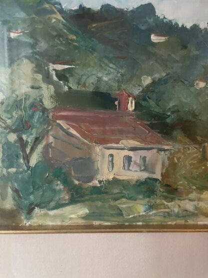 Midcentury French Impressionist Landscape - Image 3