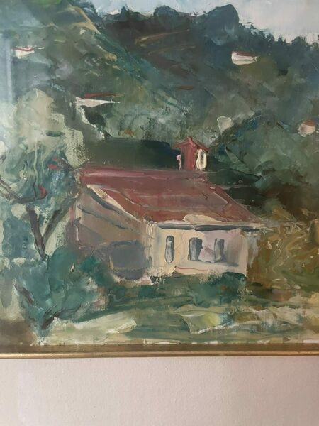 Midcentury French Impressionist Landscape