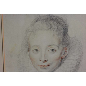 After Peter Paul Rubens Print Of Rubens’s Daughter Clara Serena