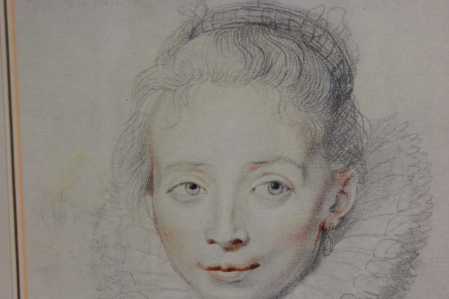 After Peter Paul Rubens Print Of Rubens’s Daughter Clara Serena