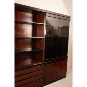 "Programma S11" bookcase by Angelo Mangiarotti for Sorgente dei Mobili
