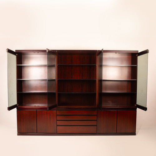 "Programma S11" bookcase by Angelo Mangiarotti for Sorgente dei Mobili