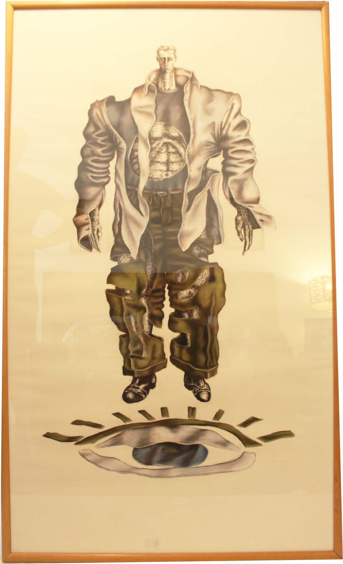 Large Pop surrealist fanstay portrait