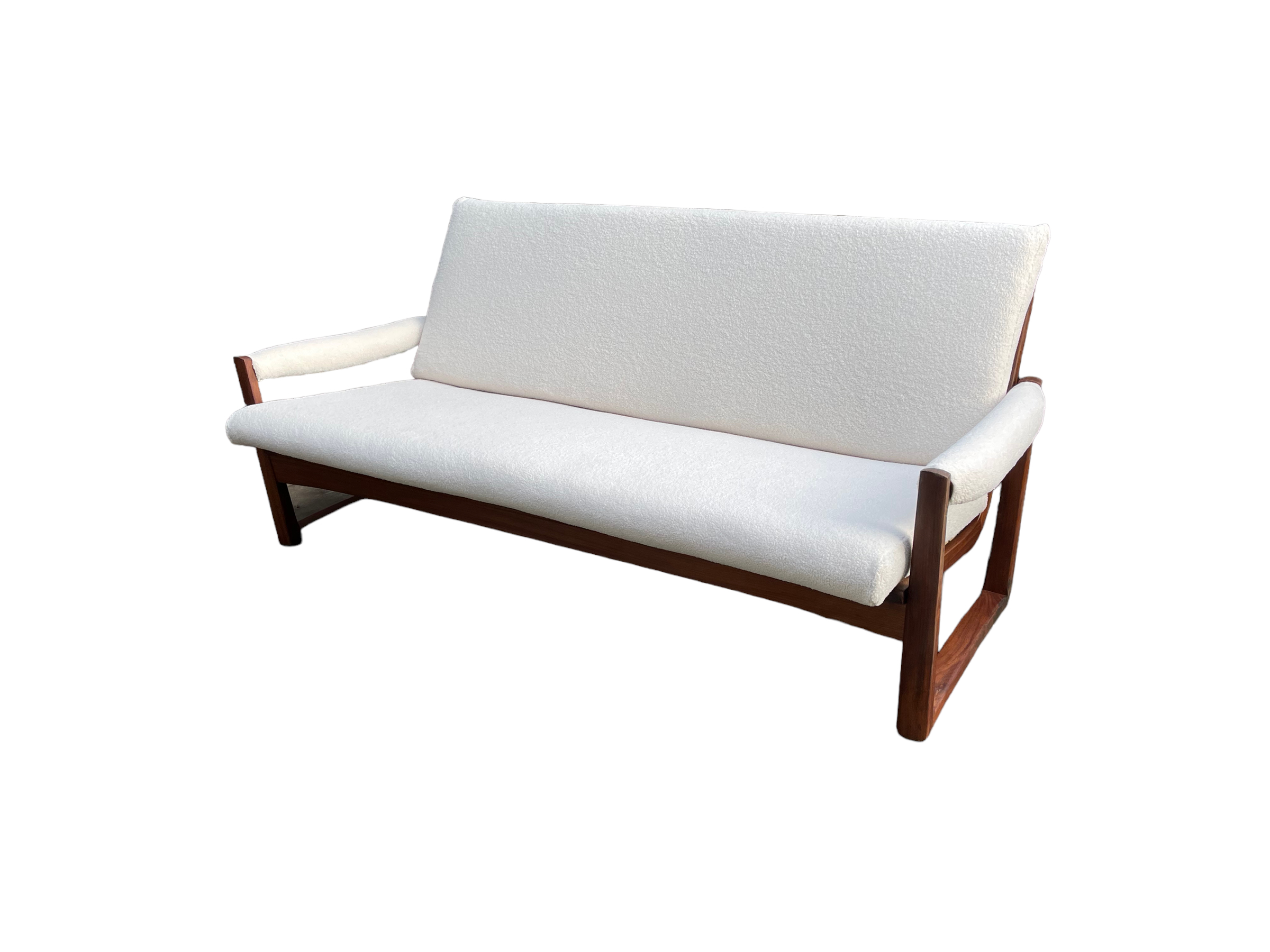 Midcentury Guy Rogers Virginia Teak Sofa