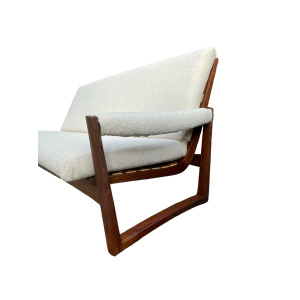 Midcentury Guy Rogers Virginia Teak Sofa