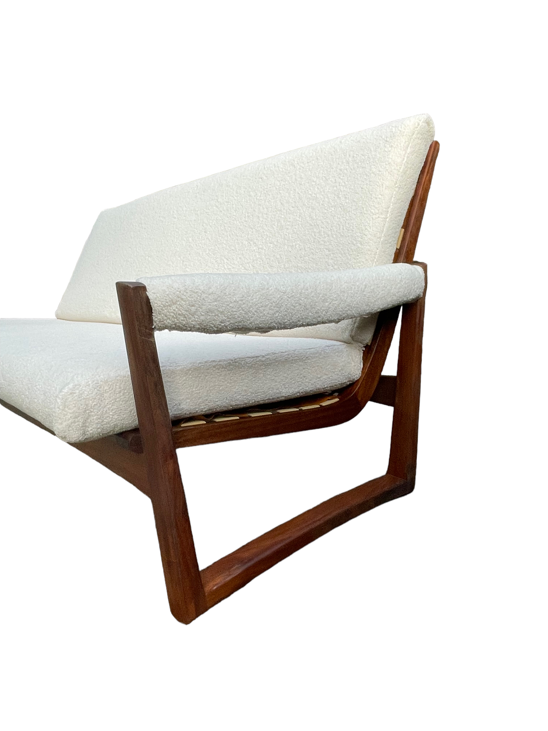 Midcentury Guy Rogers Virginia Teak Sofa
