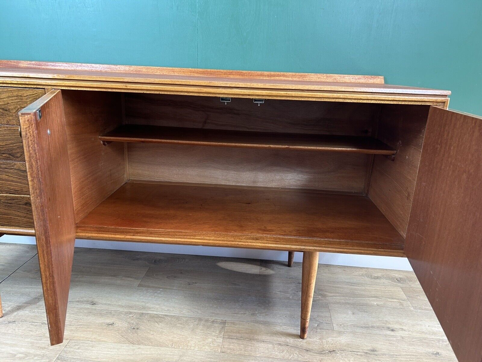 MCM Teak & Rosewood Sideboard Robert Heritage For Archie Shine