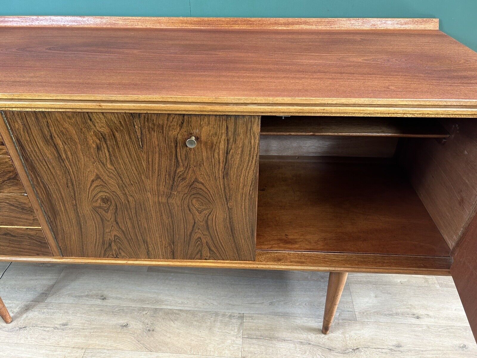 MCM Teak & Rosewood Sideboard Robert Heritage For Archie Shine