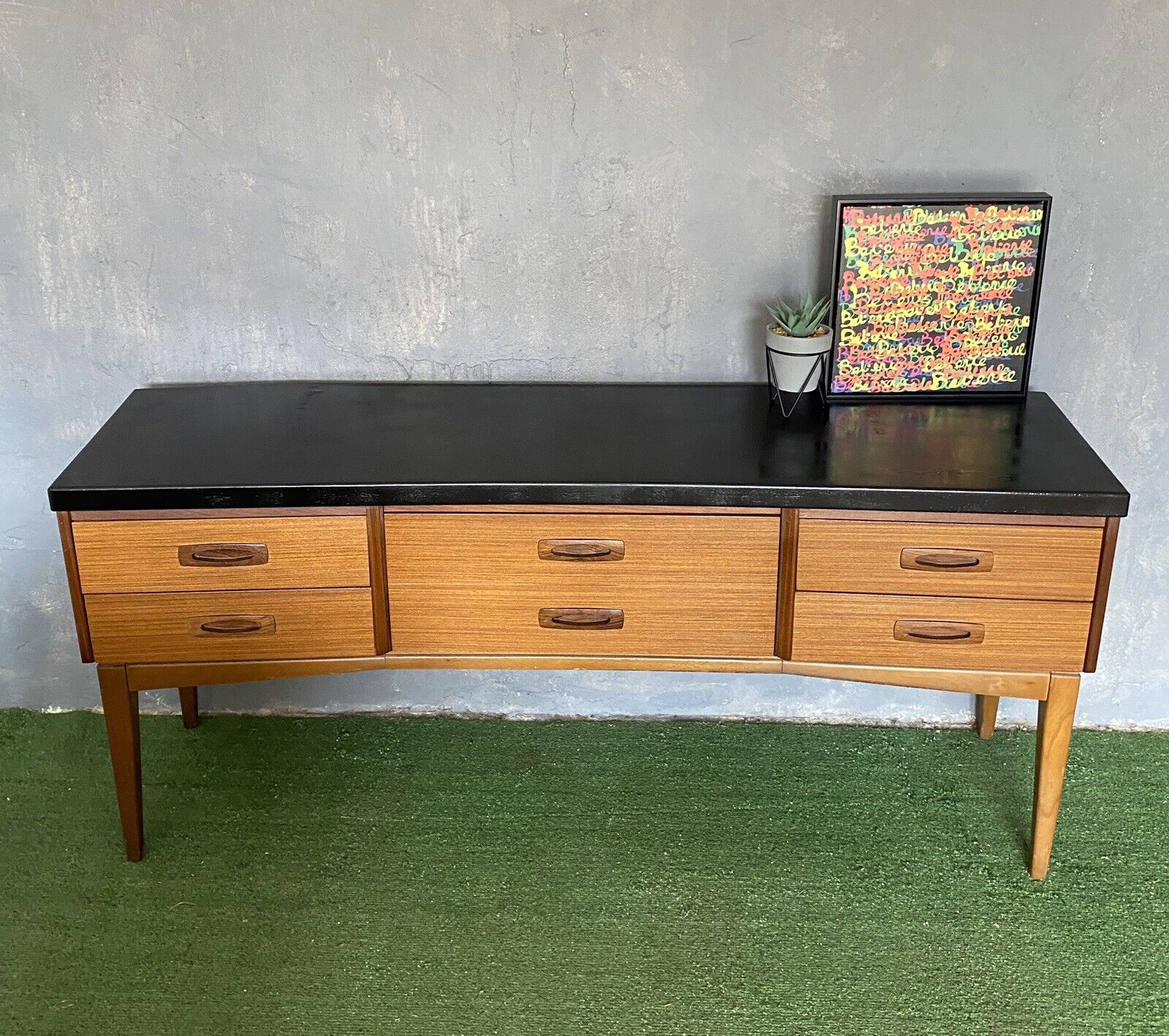 Mid Century Teak Sideboard by Europa furniture