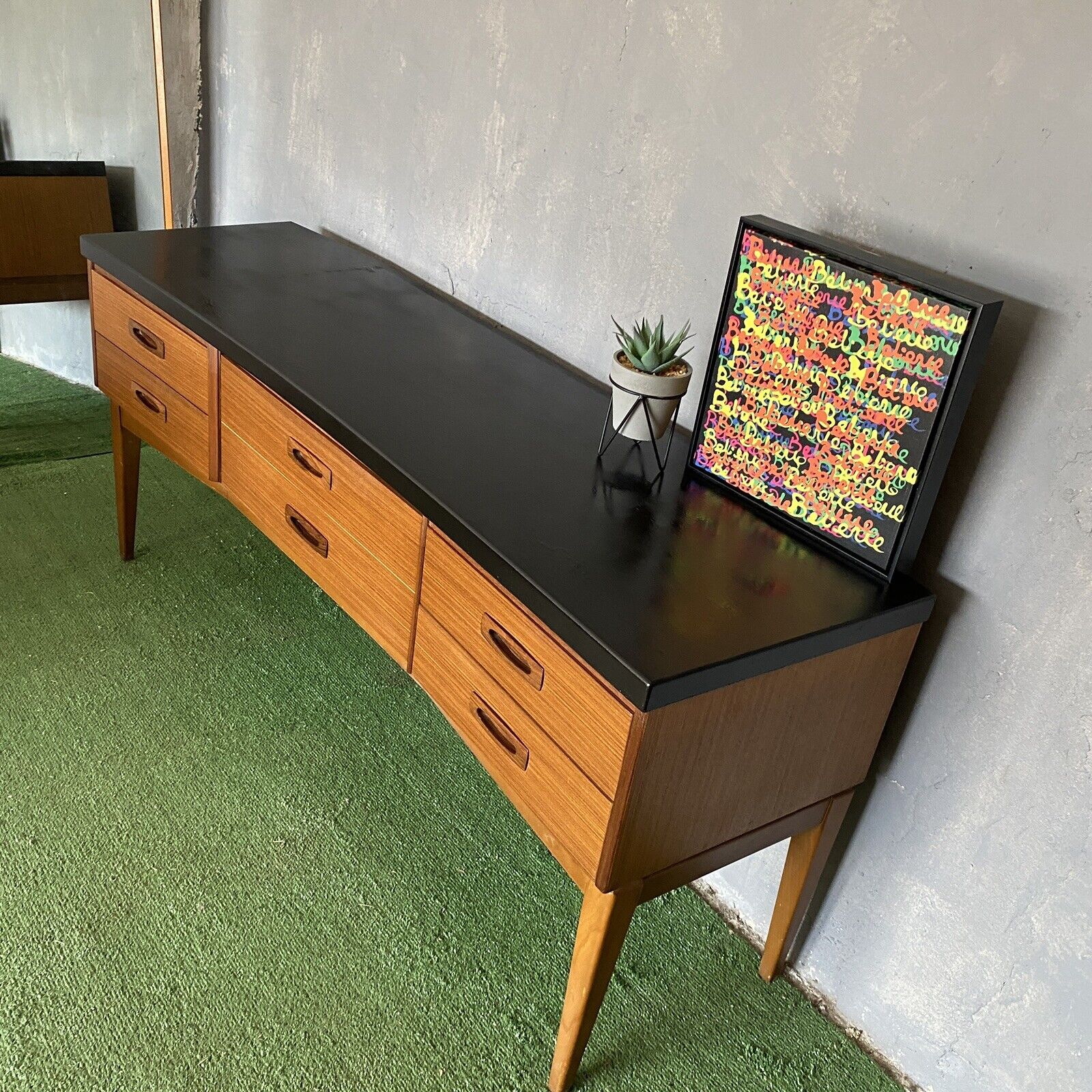 Mid Century Teak Sideboard by Europa furniture