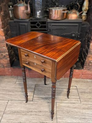 Georgian mahogany baby Pembroke table circa 1800