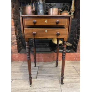 Georgian mahogany baby Pembroke table circa 1800