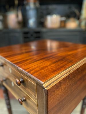 Georgian mahogany baby Pembroke table circa 1800
