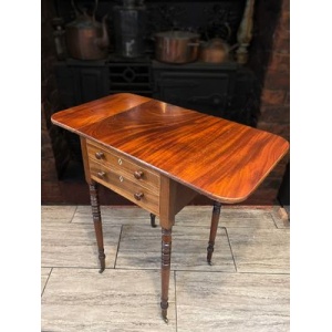 Georgian mahogany baby Pembroke table circa 1800