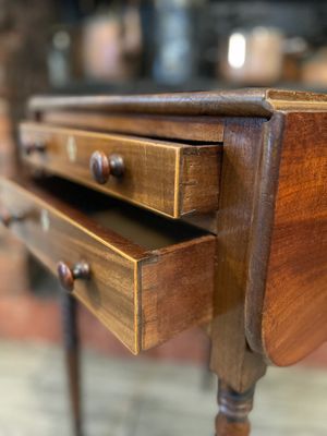 Georgian mahogany baby Pembroke table circa 1800